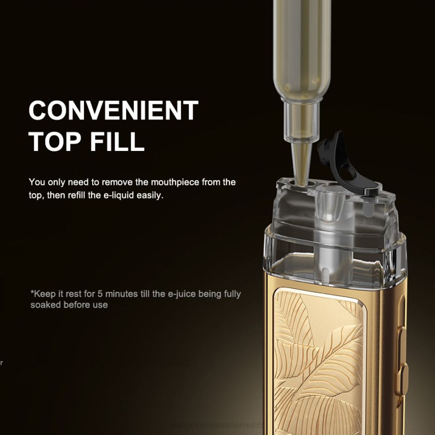 VOOPOO VINCI POD königliche Ausgabe HBH8T0343 Gold Blatt VOOPOO österreich
