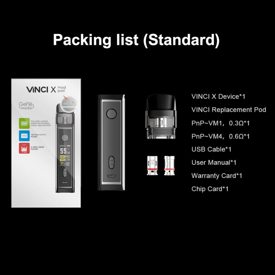 VOOPOO VINCI X Mod-Pod-Kit HBH8T0346 Kohlefaser VOOPOO liquid kaufen