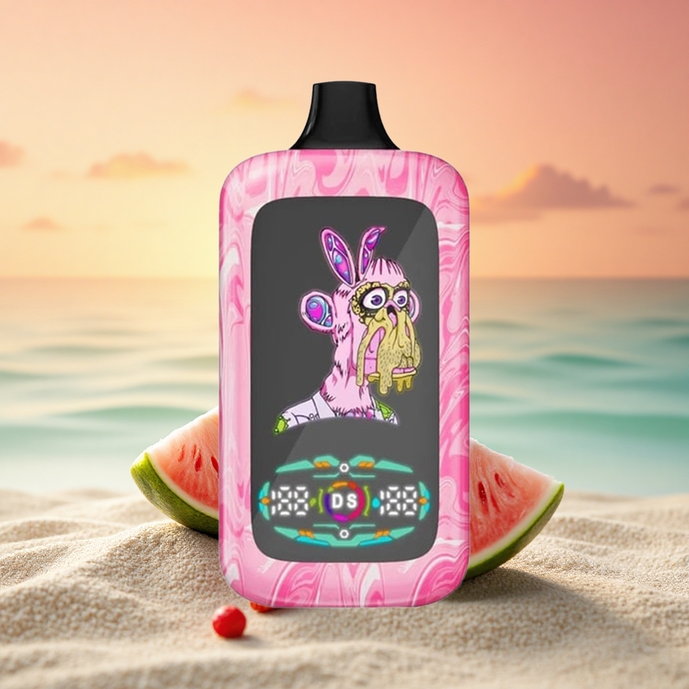 Fumot Digital Monkey 20000/40000 Puffs Erdbeer-Wassermelone Dual-Mesh Typ-C