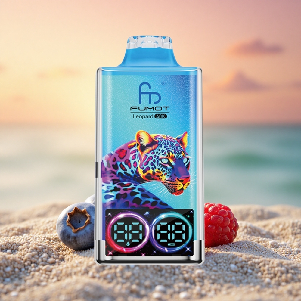 Fumot Leopard 40K Puffs Blaubeere Himbeere Dual Mesh 5% 700mAh