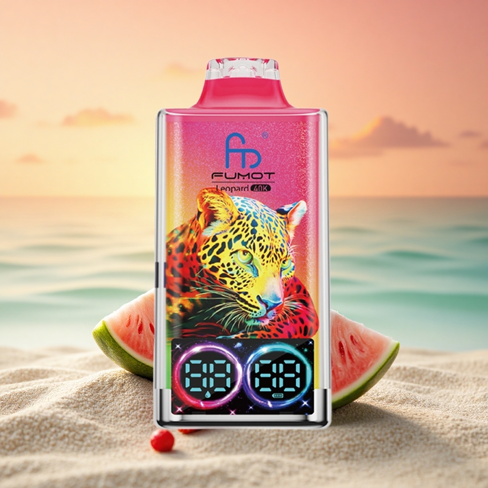 Fumot Leopard 40K Puffs Erdbeer-Wassermelone 5% Dual Mesh