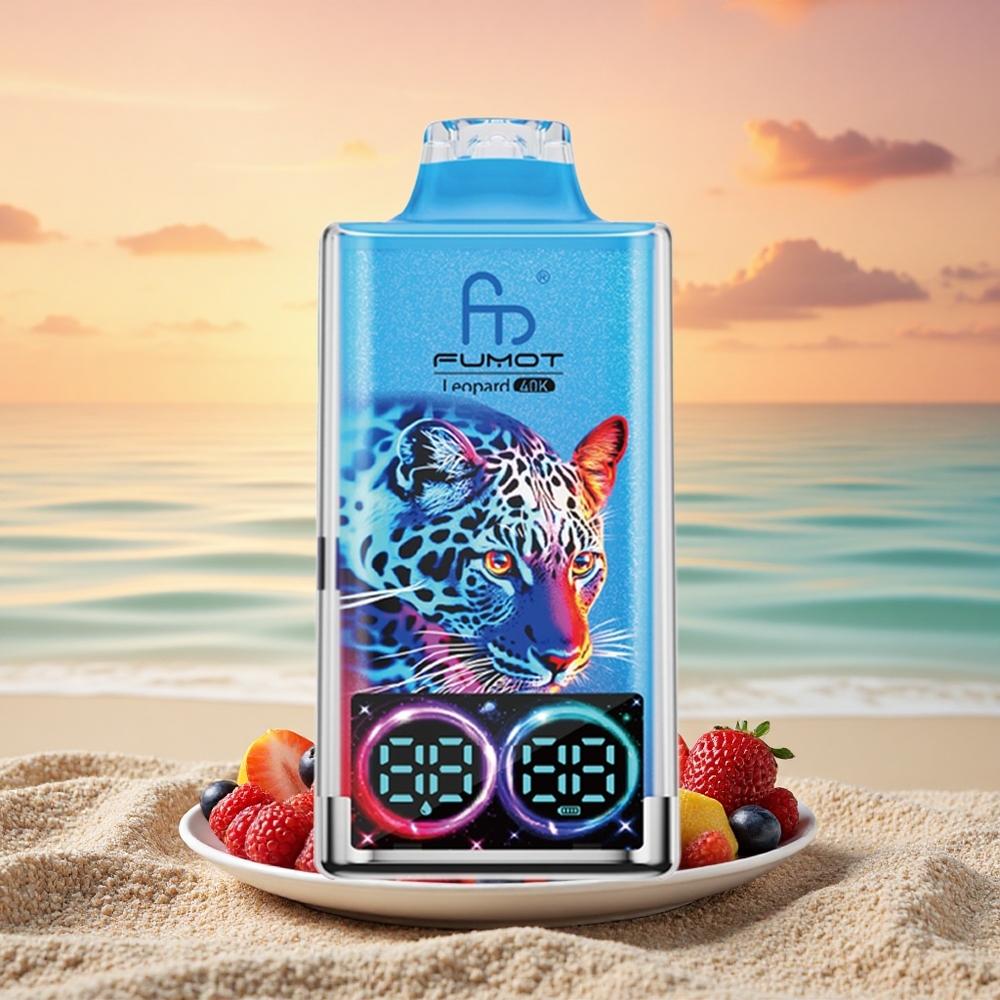 Fumot Leopard 40K Puffs Gemischte Beeren 5% Nikotin Dual Mesh