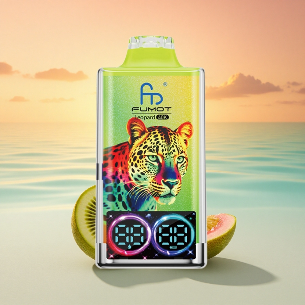 Fumot Leopard 40K Puffs Kiwi-Passionfruit-Guave 5% Nikotin Dual Mesh