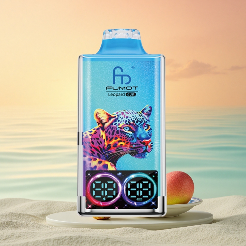 Fumot Leopard 40K Puffs Pfirsich-Mango-Ananas Dual Mesh 5%