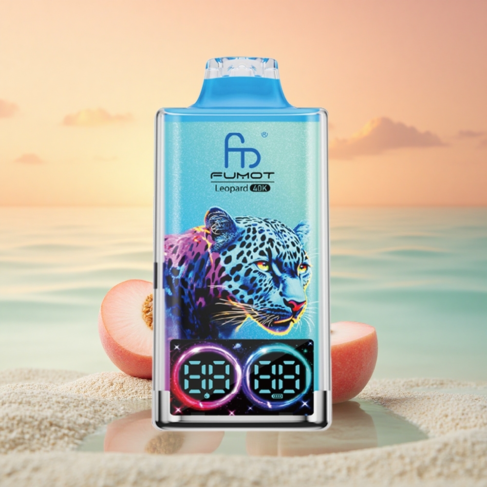 Fumot Leopard 40K Puffs Pfirsichbeere 5% Dual Mesh