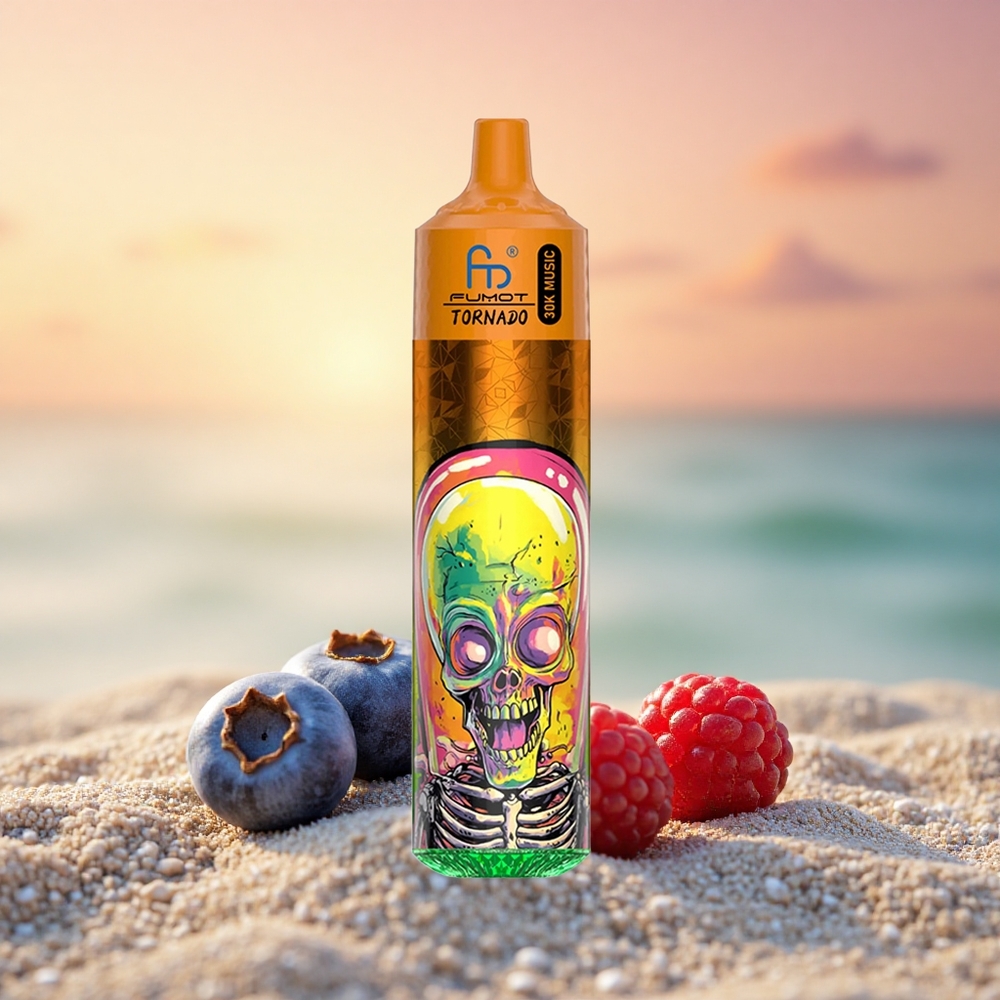 Fumot Randm Tornado 30000 Puffs Blaubeere Himbeere 30mL 2% 5% 1.0 Ohm Mesh 600mAh LED