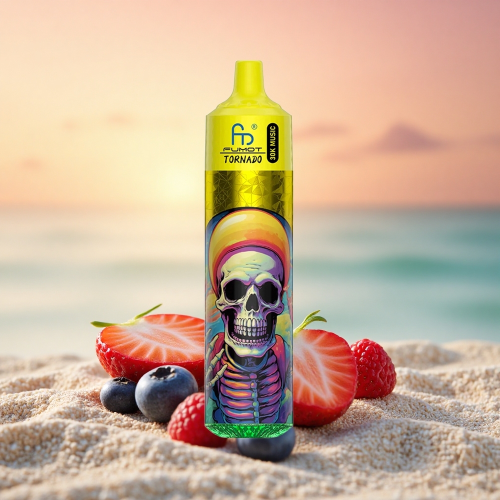 Fumot Randm Tornado 30000 Puffs Erdbeere Blaubeere Himbeere 30mL 5% Mesh