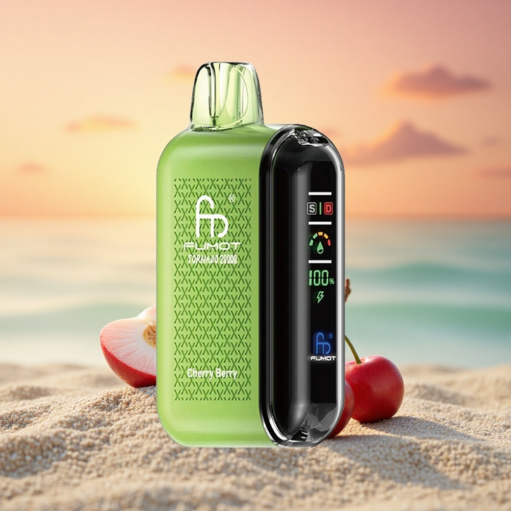 Fumot Tornado 20000 Puffs Kirschbeere Dual Mesh 20ml Smart