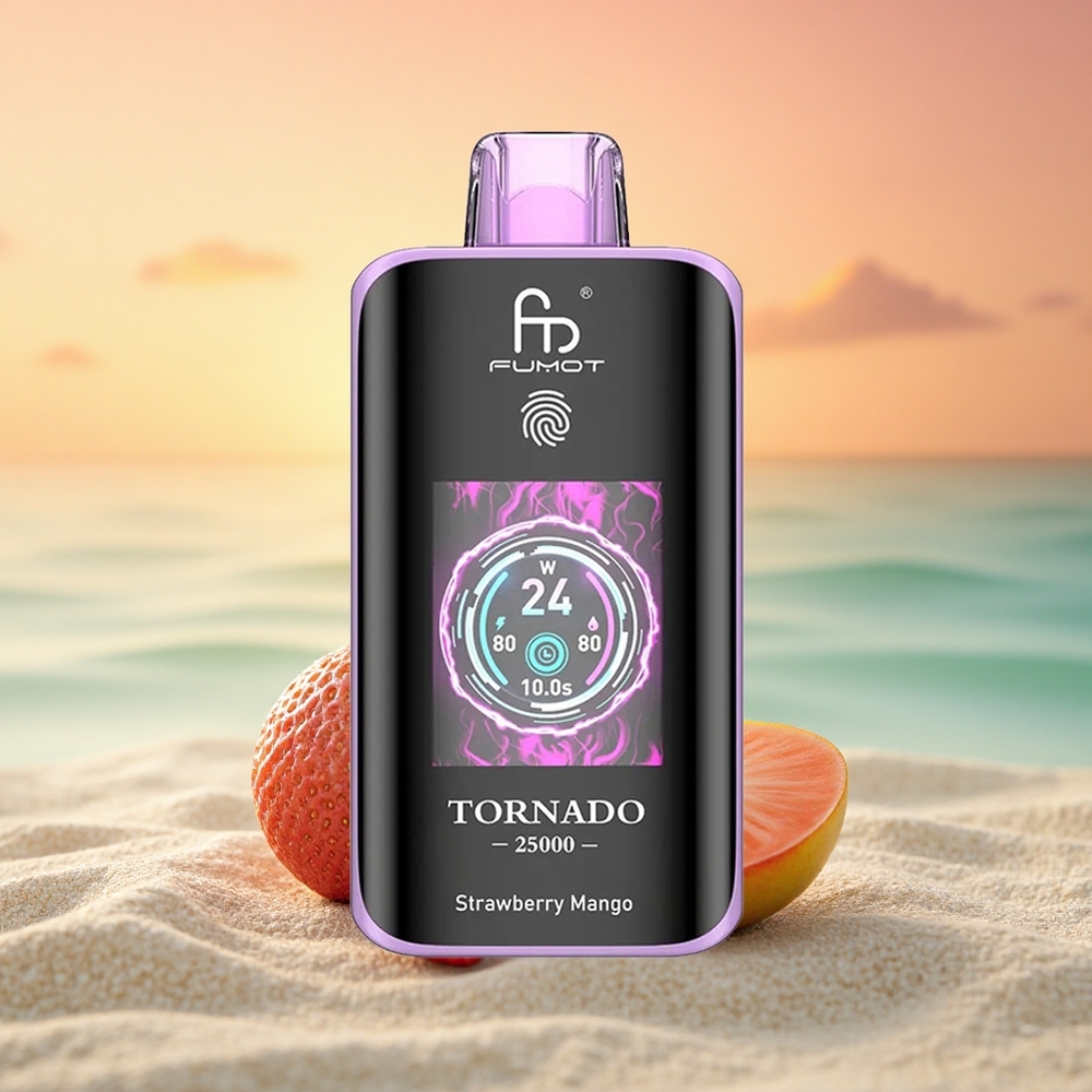 Fumot Tornado 25000 Puffs Erdbeer-Mango HD mit 20ml und 700mAh