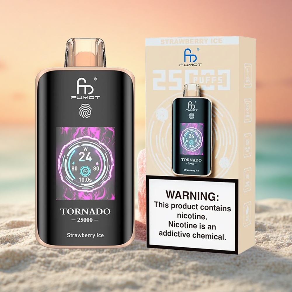Fumot Tornado 25000 Puffs Erdbeereis HD 700mAh 20ml