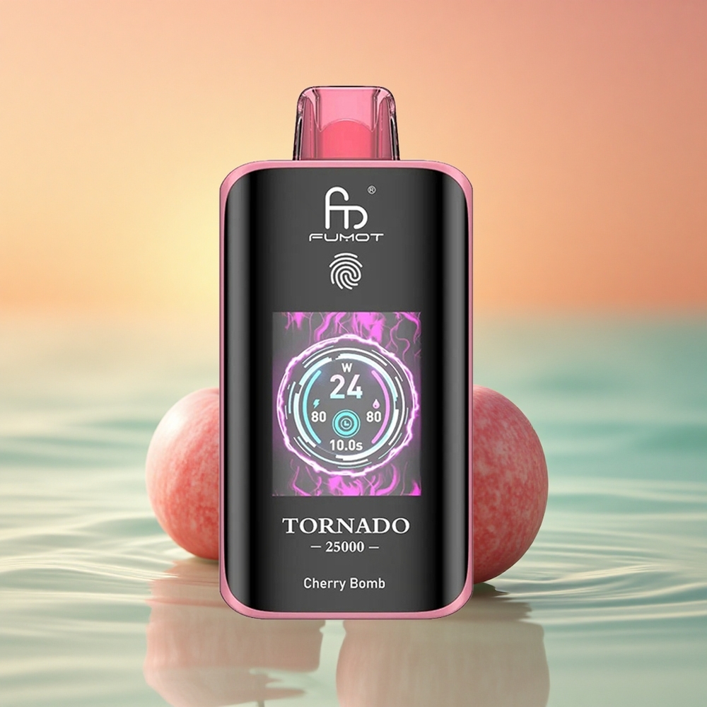 Fumot Tornado 25000 Puffs Kirschbombe HD 700mAh Typ-C