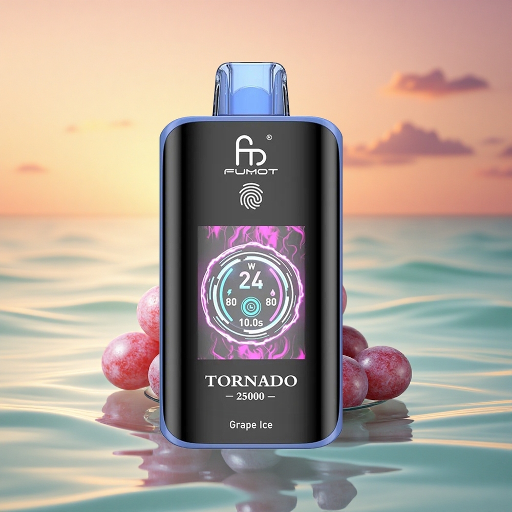 Fumot Tornado 25000 Puffs Trauben Eis HD 700mAh 20ml