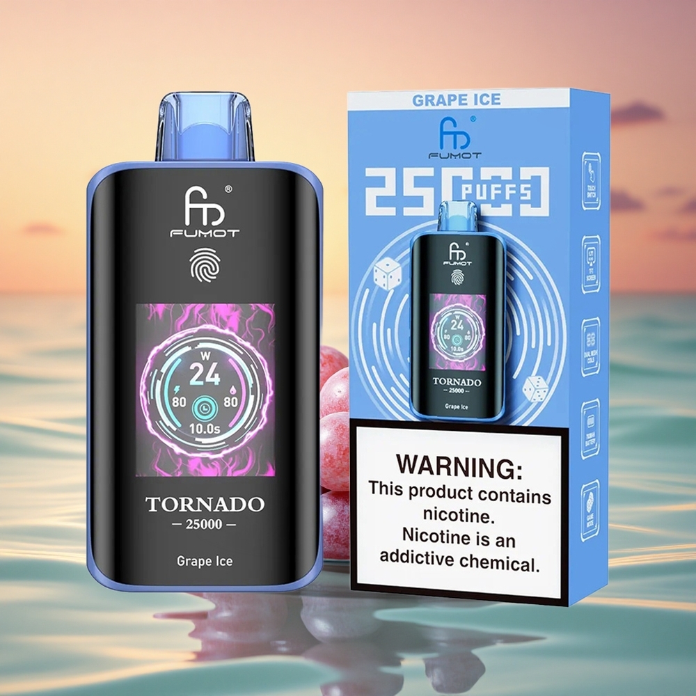 Fumot Tornado 25000 Puffs Trauben Eis HD 700mAh 20ml