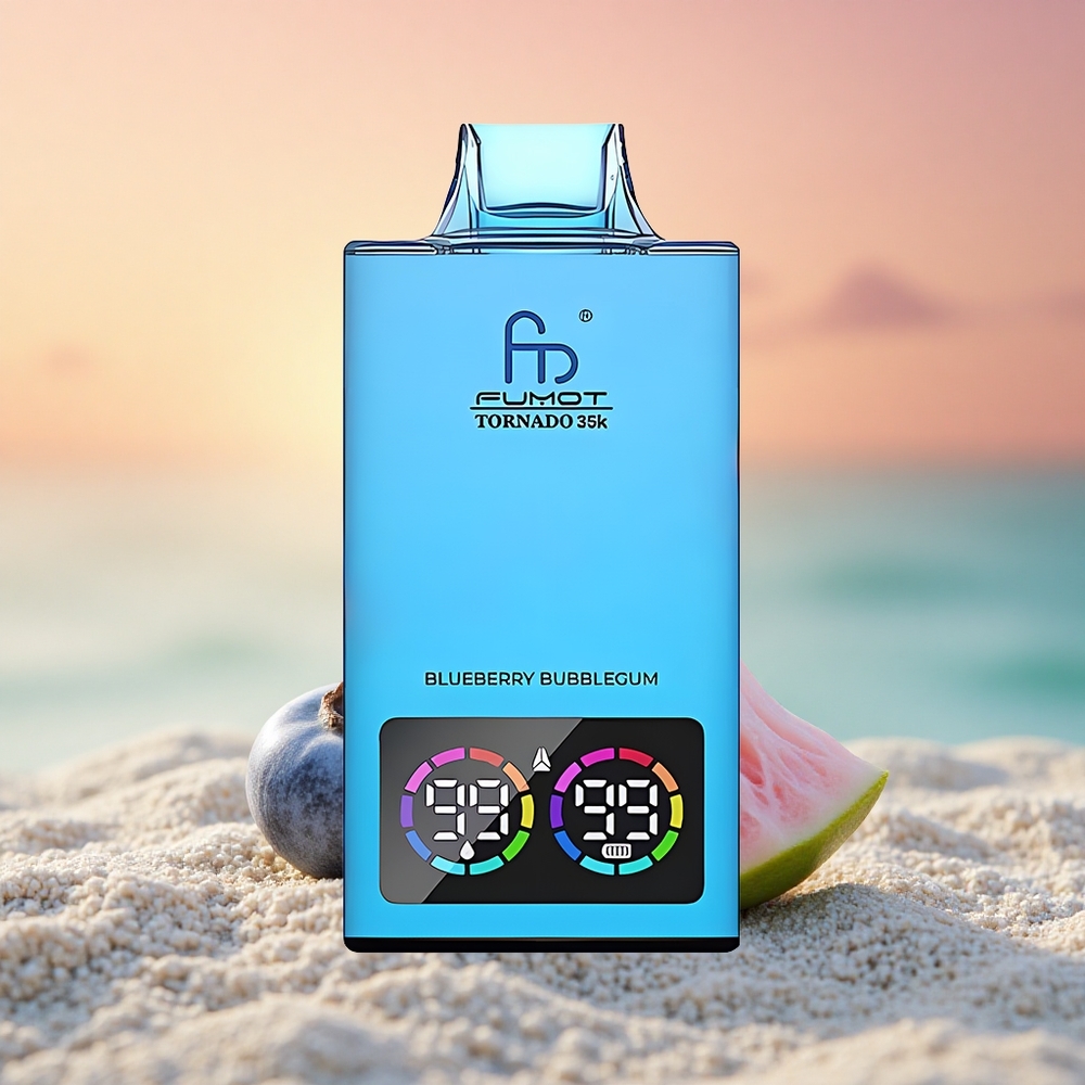 Fumot Tornado 35000 Puffs Blaubeer-Bubblegum Dual Mesh RGB