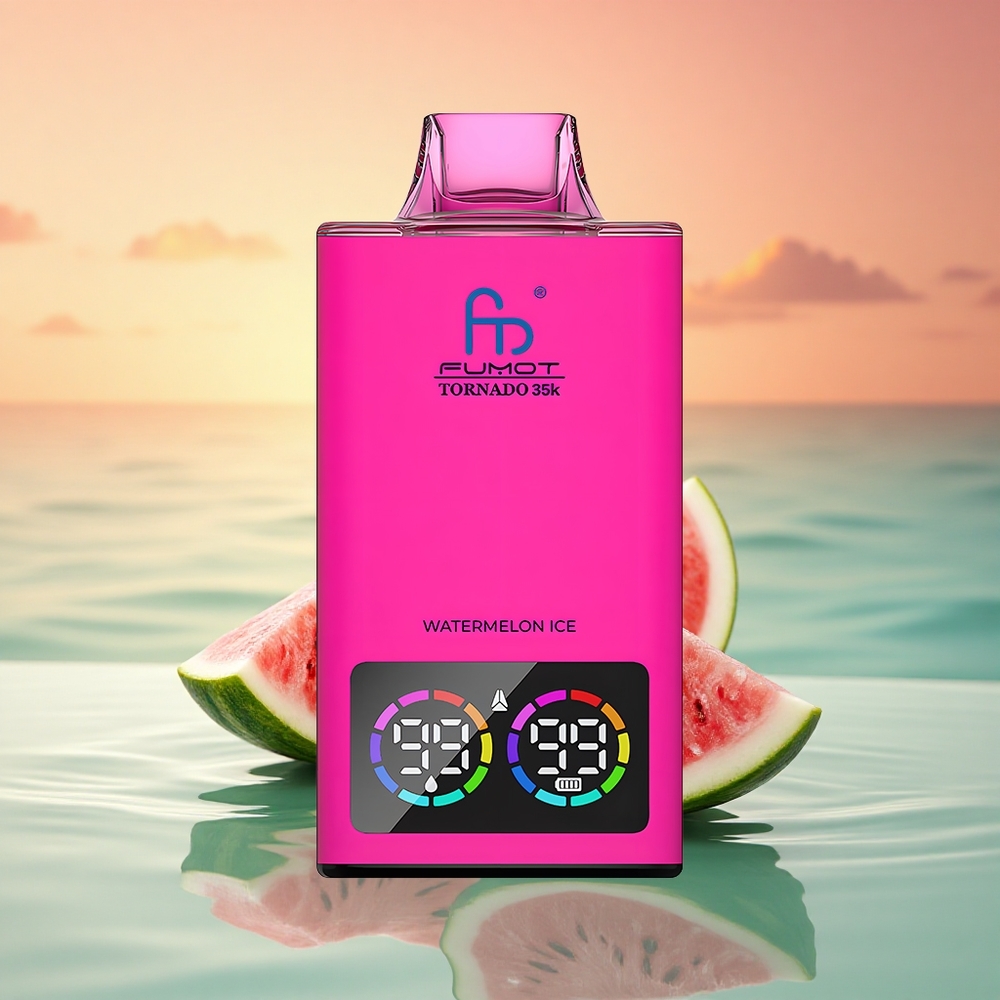 Fumot Tornado 35000 Puffs Wassermelonen-Eis Dual Mesh RGB