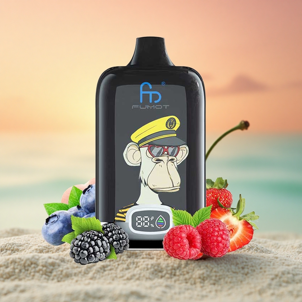 Fumot Tornado Digital Box 12000 Puffs Kirschblüte Mesh 20ml Typ-C 550mAh