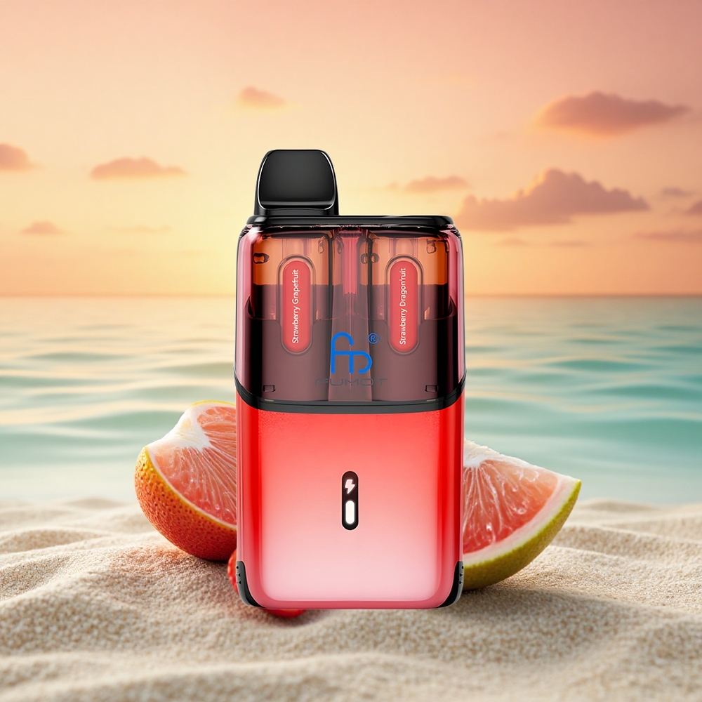 Fumot Ultra T32000 Puffs Erdbeere-Drachenfrucht 800mAh Typ-C Mesh