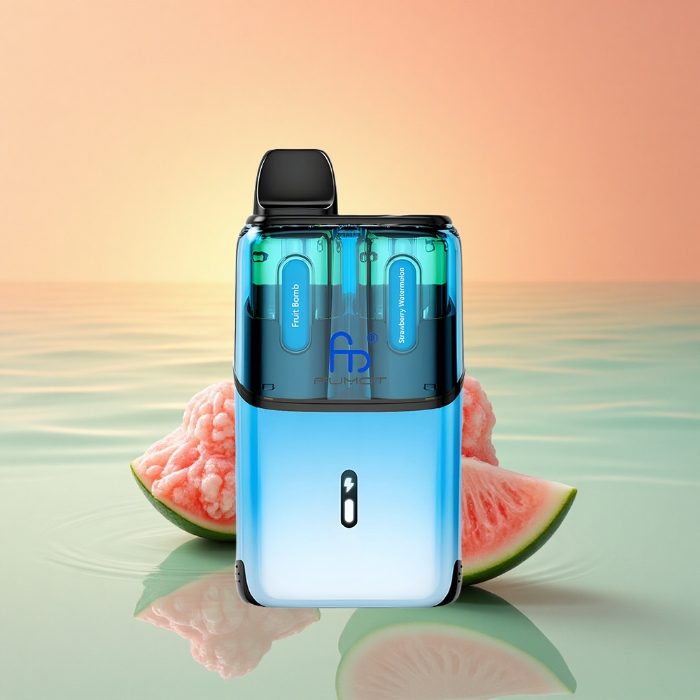 Fumot Ultra T32000 Puffs Frucht Bombe - Erdbeer Wassermelone mit 800mAh & Mesh Coil