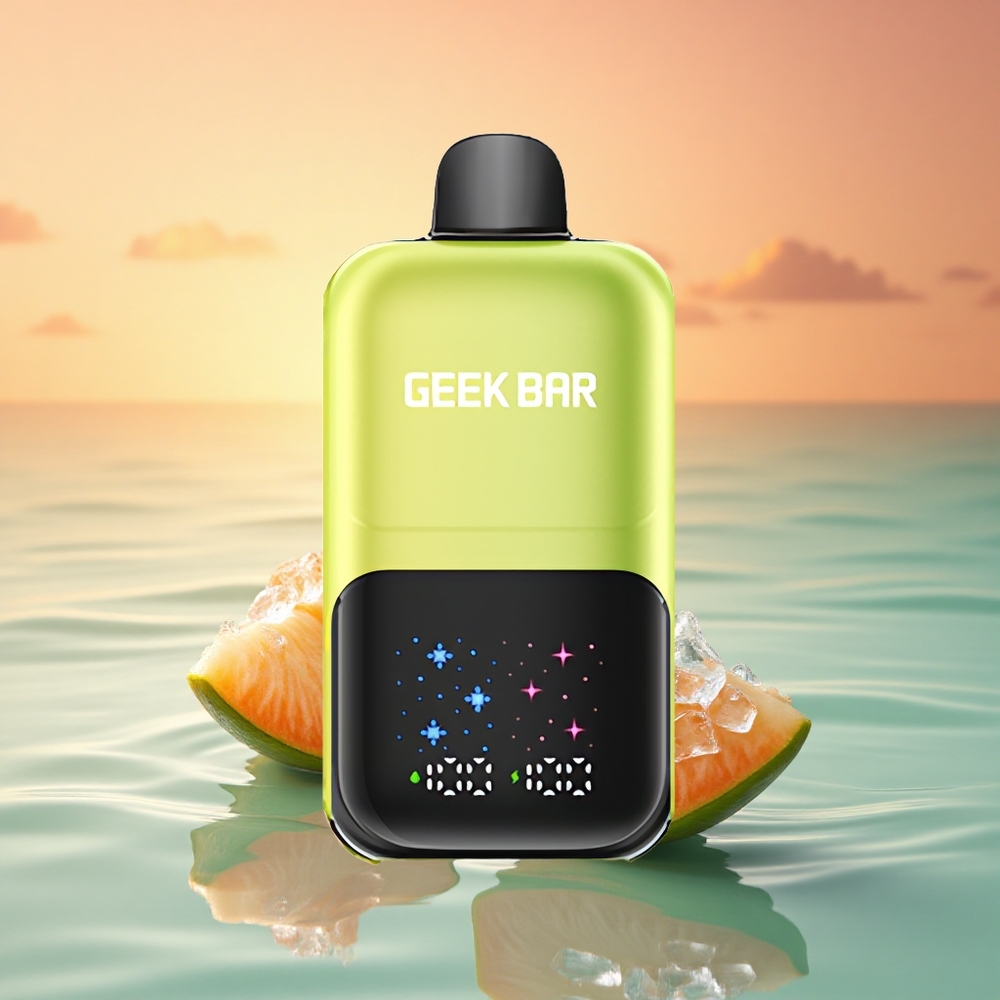 GEEK BAR 2GO 20ml 50000 Puffs Deutschland Mangoeis Interaktiver Großbildschirm Dual-Tank 20ml 5% Nikotin