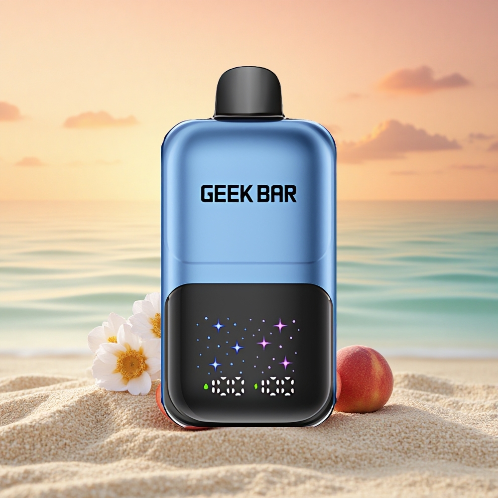 GEEK BAR 2GO 20ml 50000 Puffs Pfirsich & Beeren Dual Tank mit einstellbaren Aromen