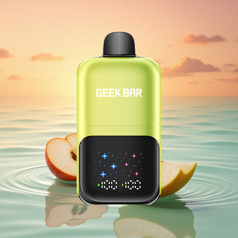 GEEK BAR 2GO 20ml 50000 Puffs Sauerapfel-Eis mit Dual-Tank und einstellbarer Kühle