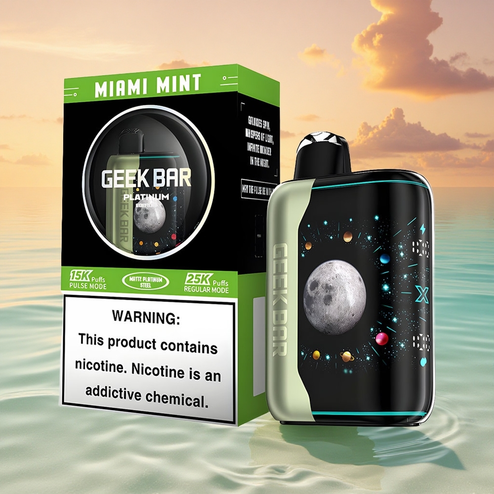 GEEK BAR Platinum Edition 25000 Puffs Münze Miami Dual Mesh