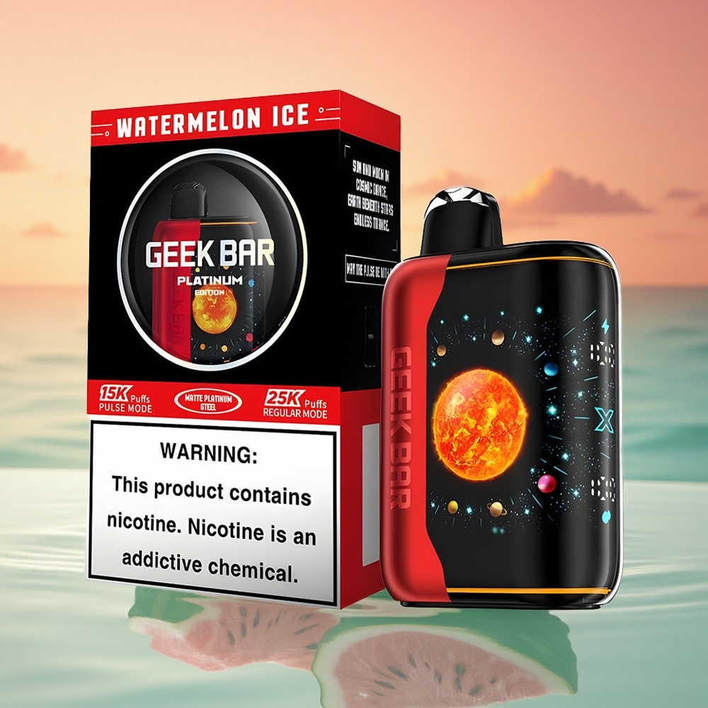 GEEK BAR Platinum Edition 25000 Puffs Wassermelonen-Eis mit Dual-Mesh-Coil und 20mL E-Liquid