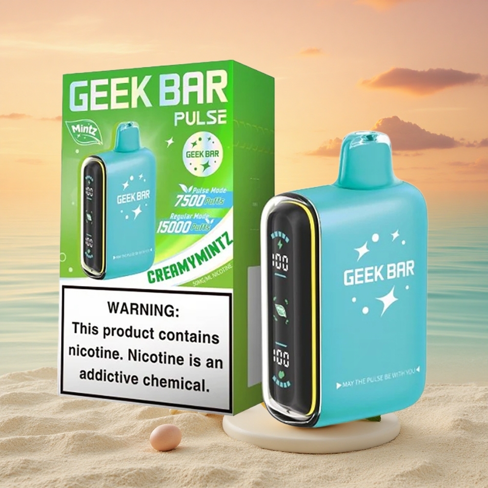 GEEK BAR Pulse 15000 Puffs Edition Mintz: 16ML 5% USB-C