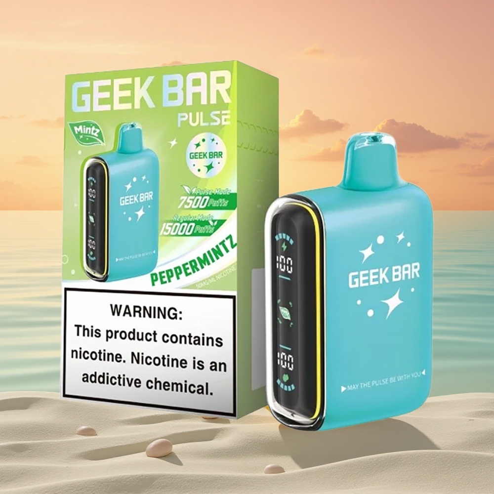 GEEK BAR Pulse 15000 Puffs Edition Mintz: 16ML 5% USB-C
