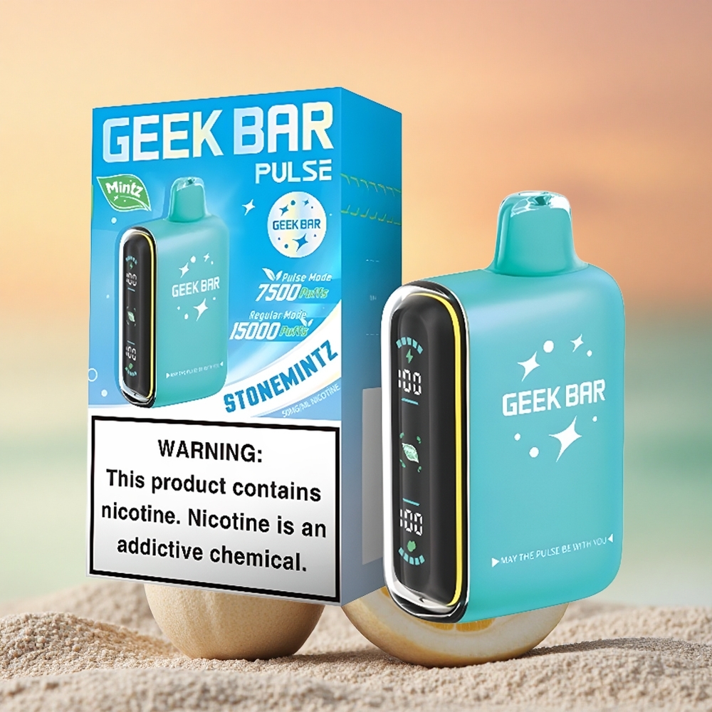 GEEK BAR Pulse 15000 Puffs Edition Mintz: 16ML 5% USB-C