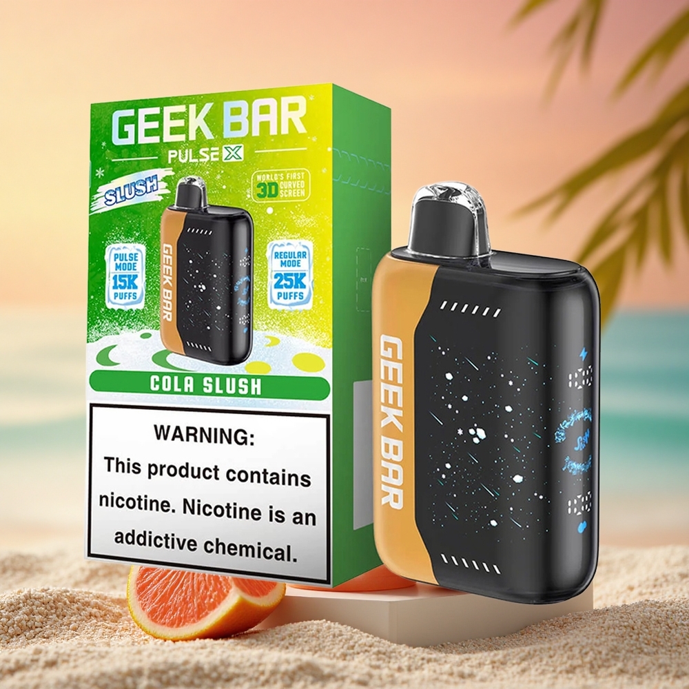 GEEK BAR Pulse X 25000 Puffs Eisige Edition mit 18mL und Dual-Mesh-Coil