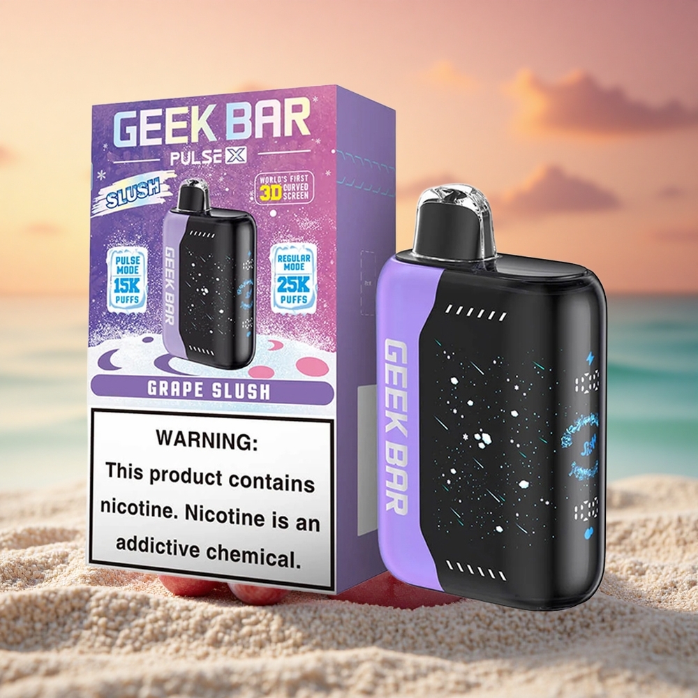 GEEK BAR Pulse X 25000 Puffs Eisige Edition mit 18mL und Dual-Mesh-Coil