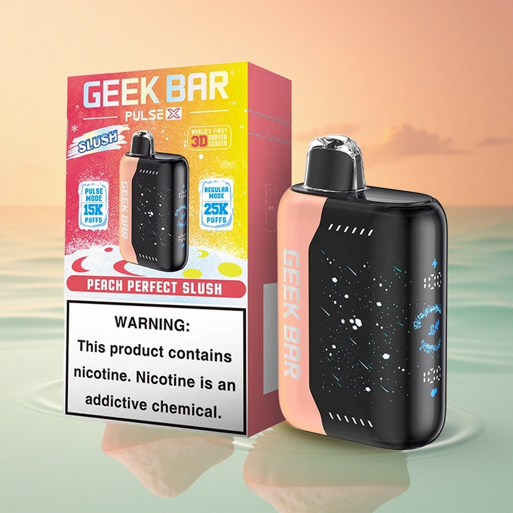 GEEK BAR Pulse X 25000 Puffs Eisige Edition mit 18mL und Dual-Mesh-Coil