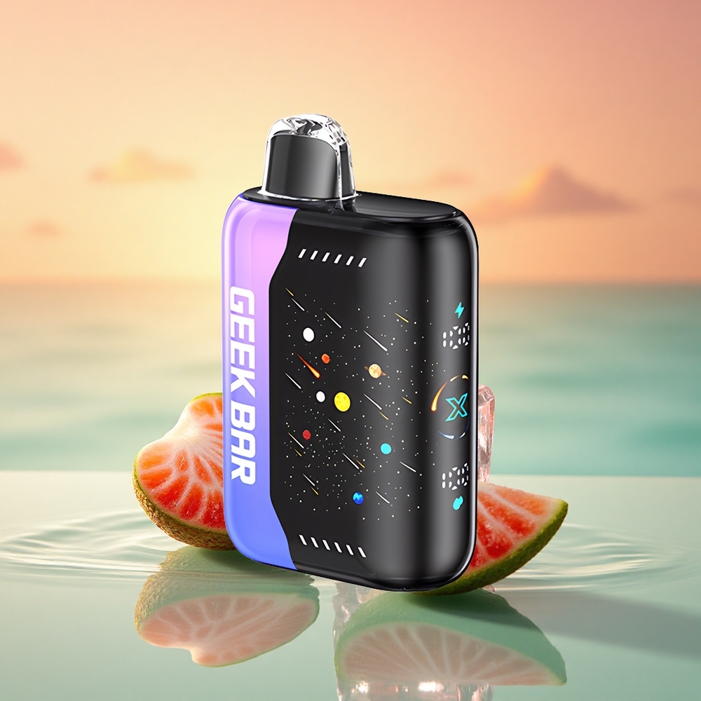 GEEK BAR Pulse X 42K Puffs Meteor Edition Erdbeer-Kiwi-Eis mit Dual-Mesh-Coil und 820mAh