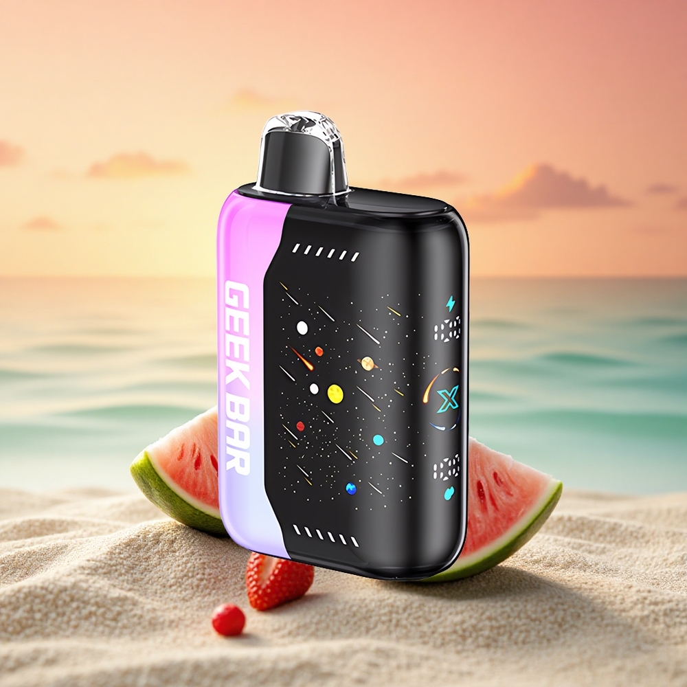 GEEK BAR Pulse X 42K Puffs Meteor Edition Erdbeer-Wassermelone Dual Mesh Coil 820mAh