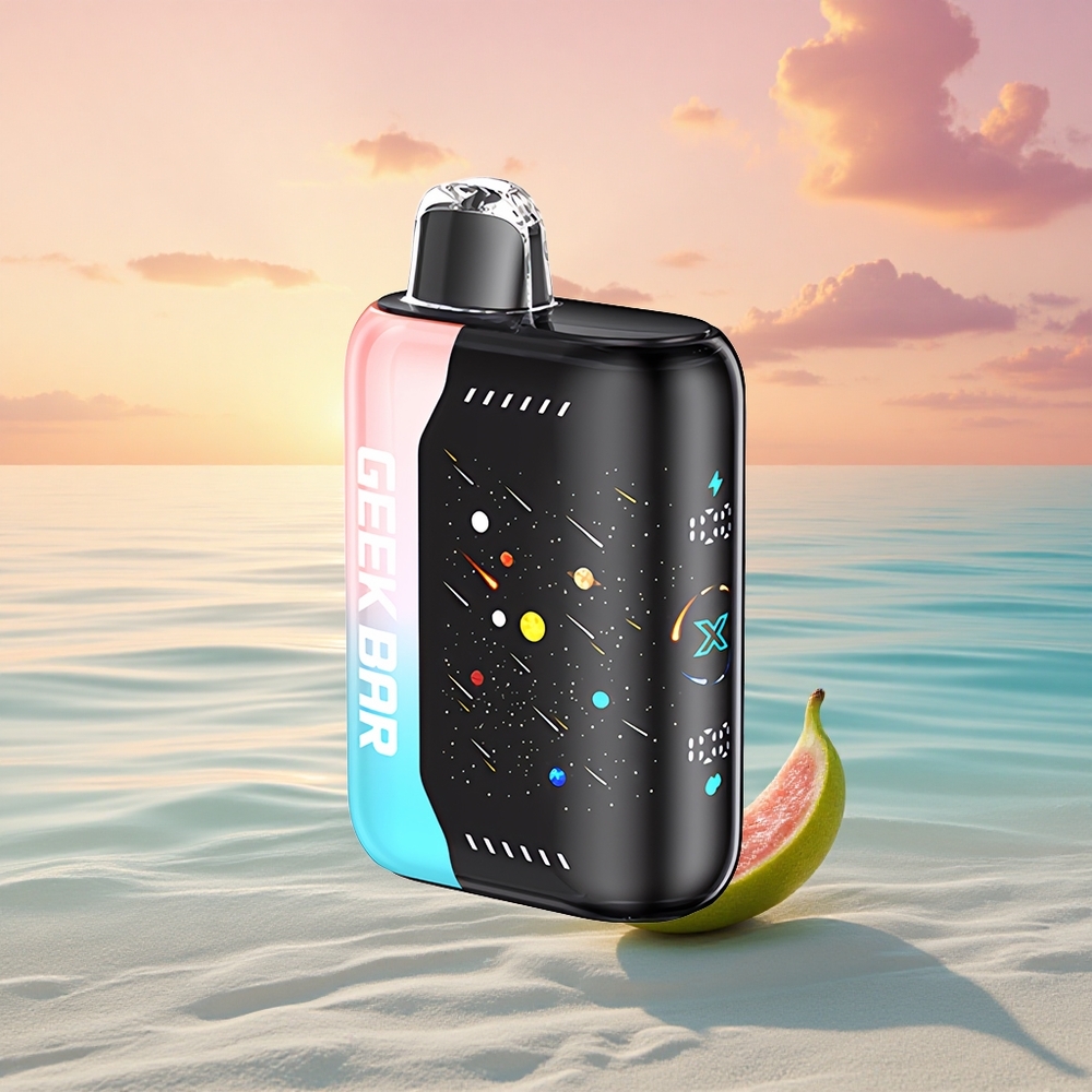 GEEK BAR Pulse X 42K Puffs Meteor Edition Rosa & Blau mit Dual-Mesh-Spule und 3D-Bildschirm