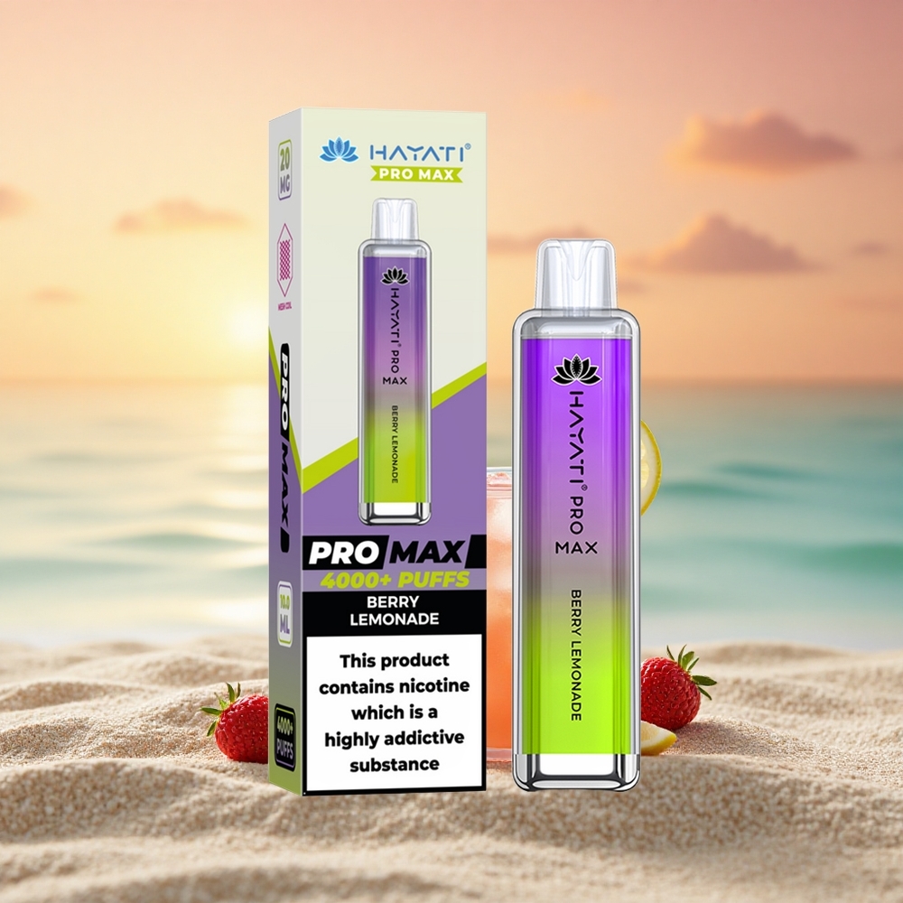 Hayati Pro Max 4000 Puffs Beerenlimonade Dual-Mesh 1400mAh Kristall