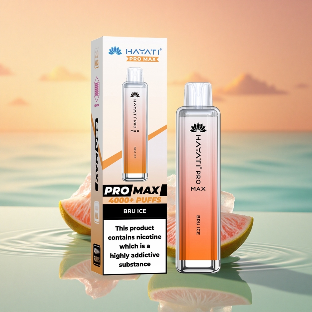 Hayati Pro Max 4000 Puffs Bru Eis Dual Mesh 1400mAh