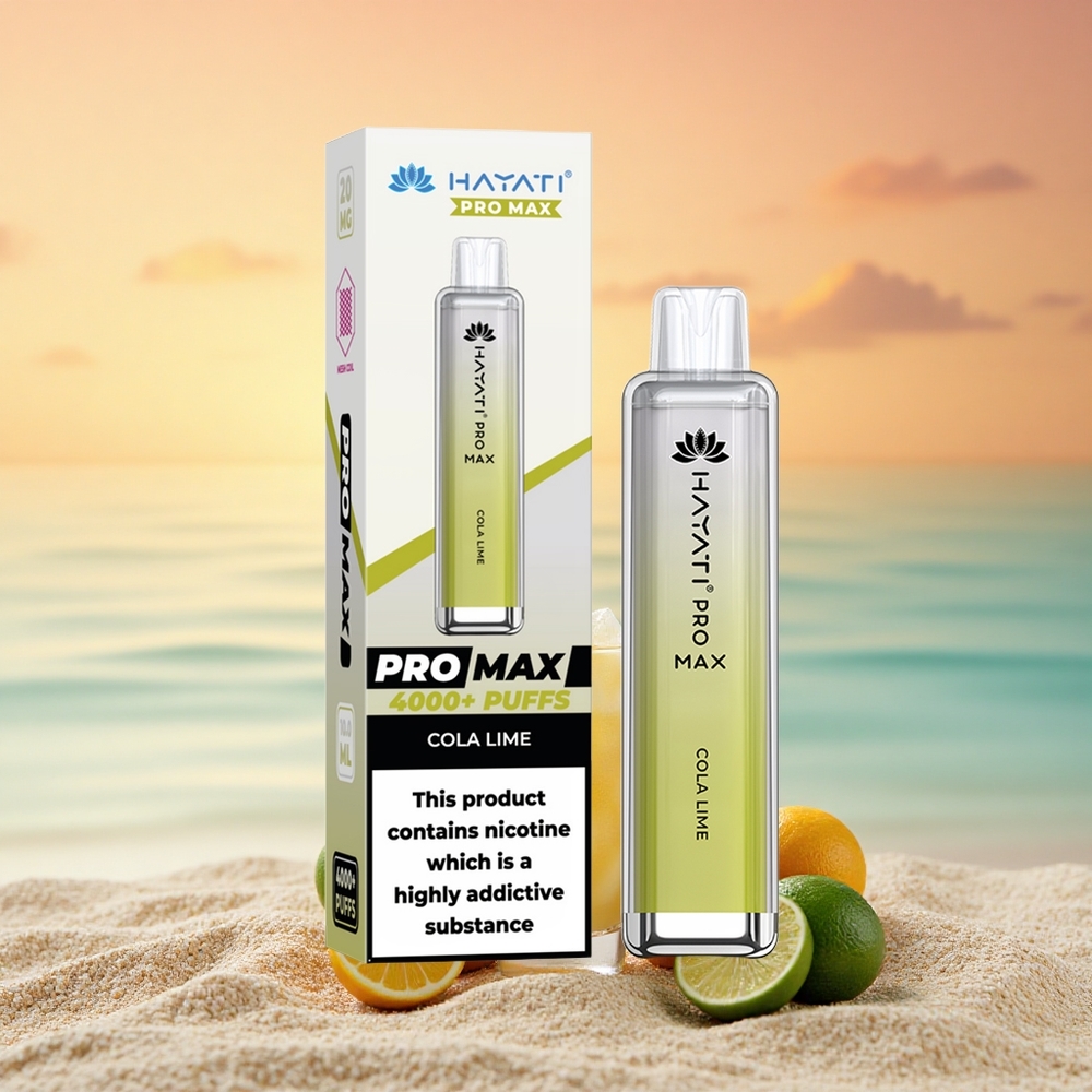 Hayati Pro Max 4000 Puffs Cola Lime 2ml Dual Mesh 1400mAh