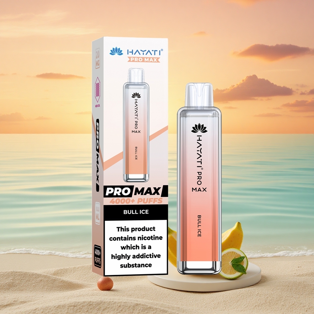 Hayati Pro Max 4000 Puffs Eis Bulle Dual-Mesh 1400mAh TPD