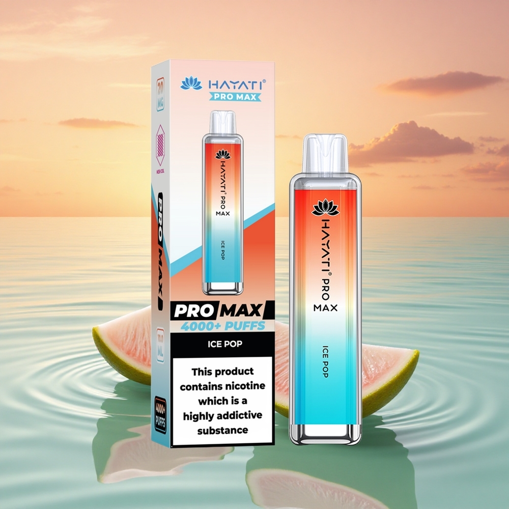 Hayati Pro Max 4000 Puffs Eisstange Dual Mesh Rechargebar