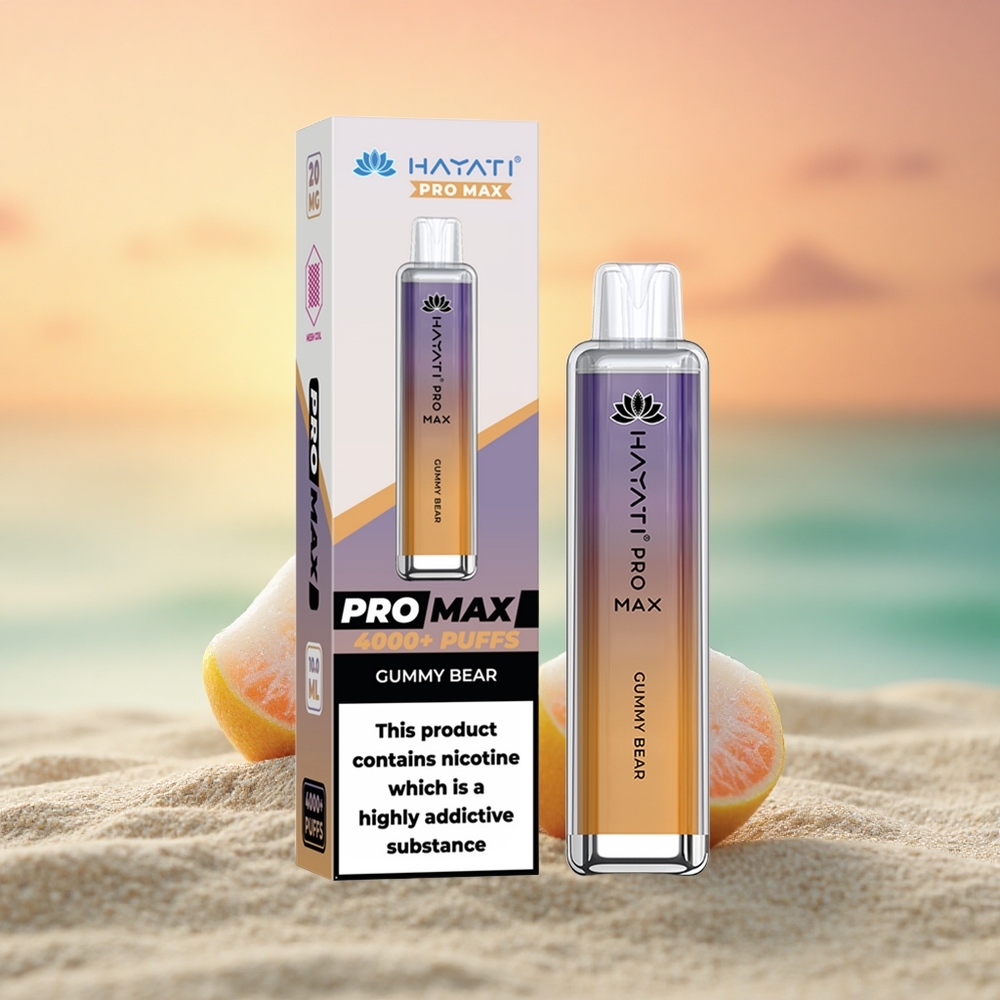 Hayati Pro Max 4000 Puffs Gummibärchen Dual Mesh 1400mAh
