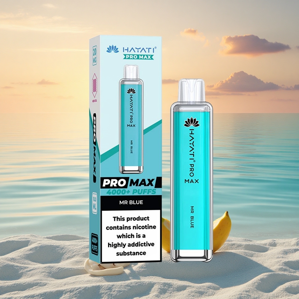 Hayati Pro Max 4000 Puffs Herr Blau Dual Mesh 2ml TPD