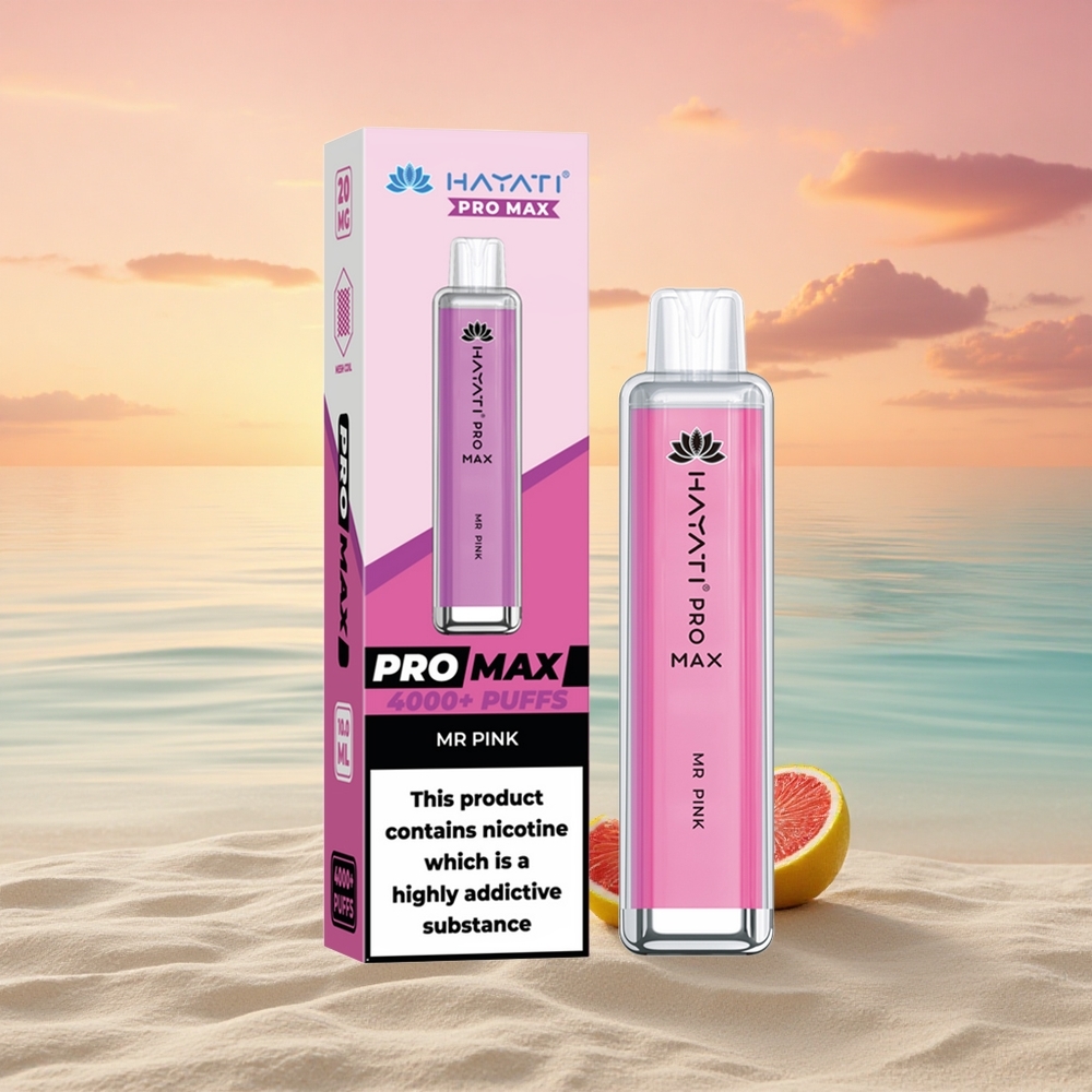 Hayati Pro Max 4000 Puffs Herr Rosa Doppel-Mesh 2ml