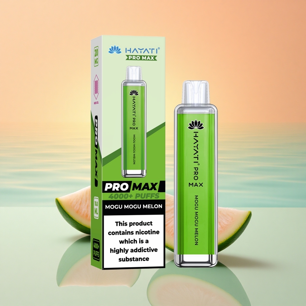Hayati Pro Max 4000 Puffs Melon Melon Mesh 1400mAh Dual Coil