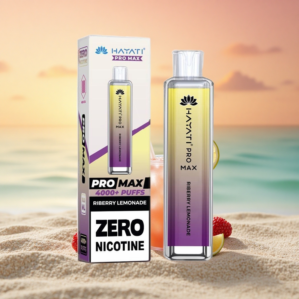 Hayati Pro Max 4000 Puffs Riberry Limonade Dual Mesh 1400mAh Kristall