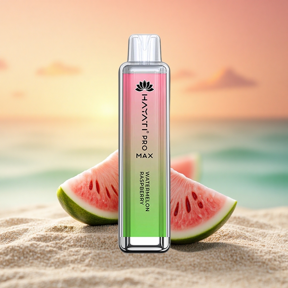 Hayati Pro Max 4000 Puffs Wassermelone Himbeere Dual Mesh Rechargebar