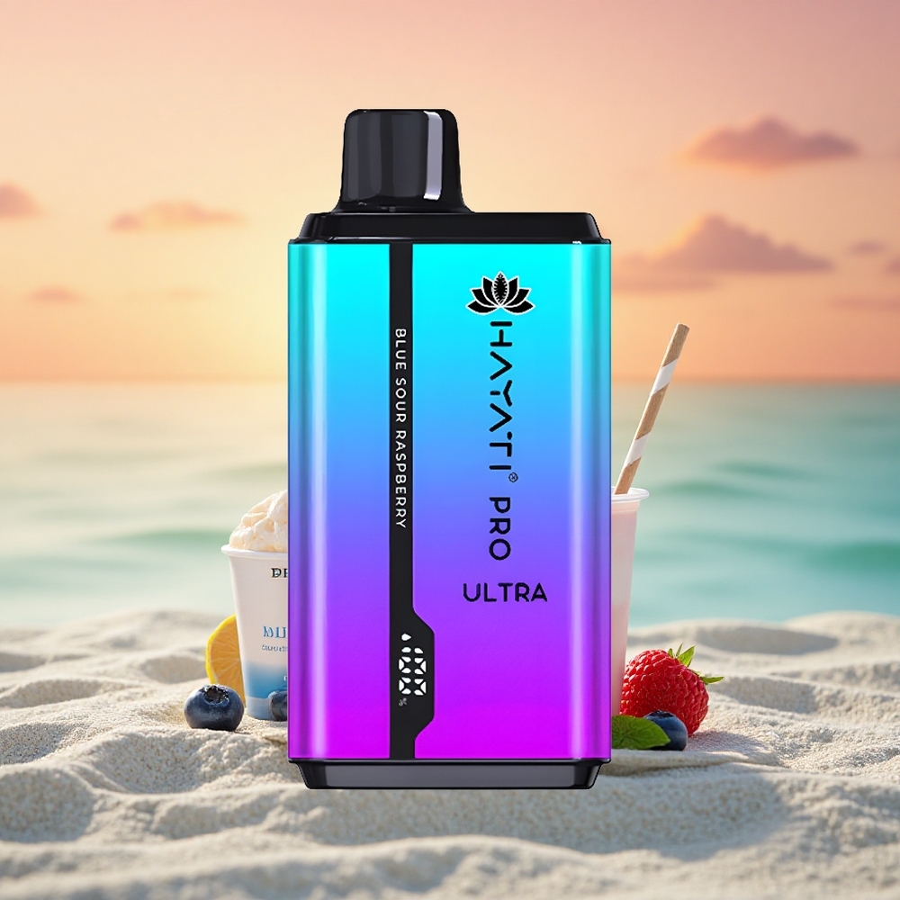 Hayati Pro Ultra 15000 Puffs Blaubeere-Himbeer-Minze Menthol 15000 Puffs 12ml 2%