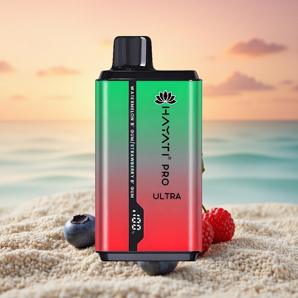 Hayati Pro Ultra 15000 Puffs Blaubeere Himbeere Kirsche Zitrone & Blaubeere 850mAh 24ml 2%
