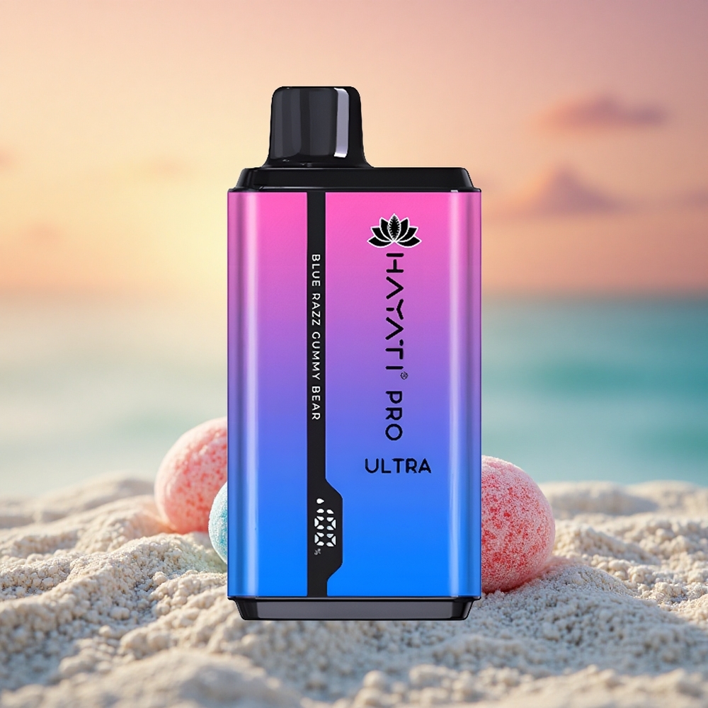 Hayati Pro Ultra 15000 Puffs Blaue Himbeer Gummibärchen 850mAh 24ml